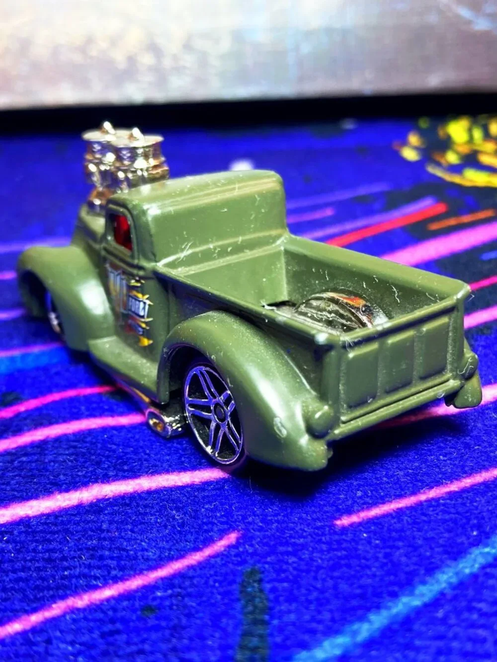 Hot Wheels this olive